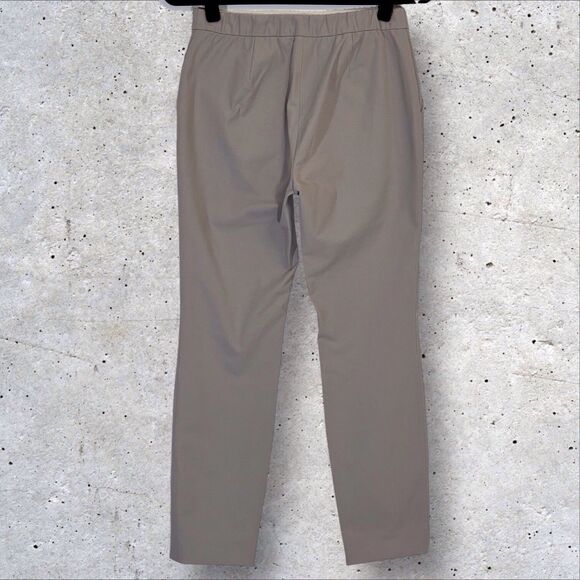 LAFAYETTE 148 Murray Ankle Pants Womens XS Taupe Pockets Pull On Career Office - Picture 4 of 6